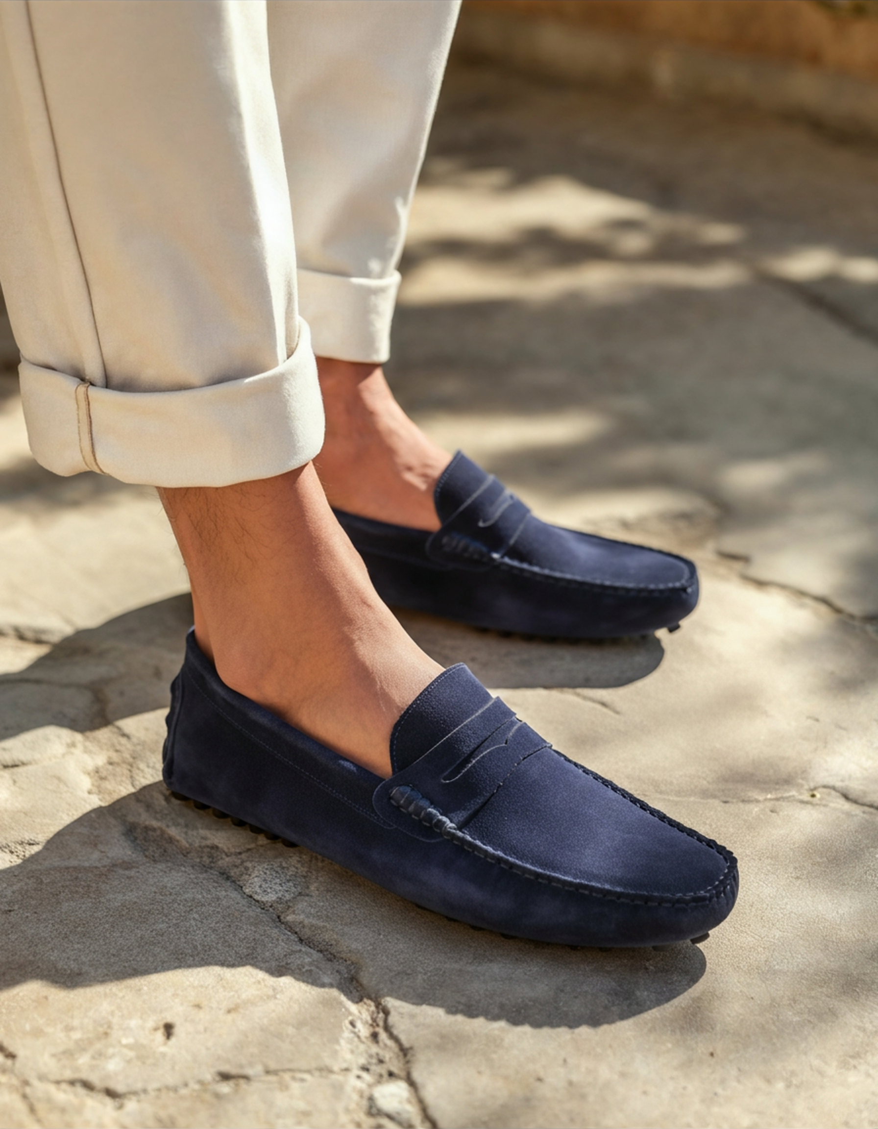Suede Driver Loafers - North Row