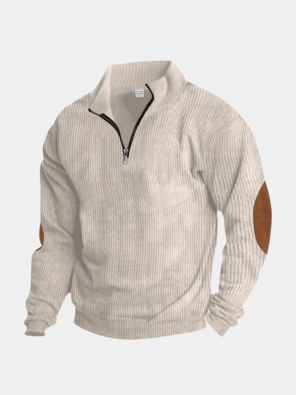 High Collar Quarter Zip Corduroy Pullover - North Row