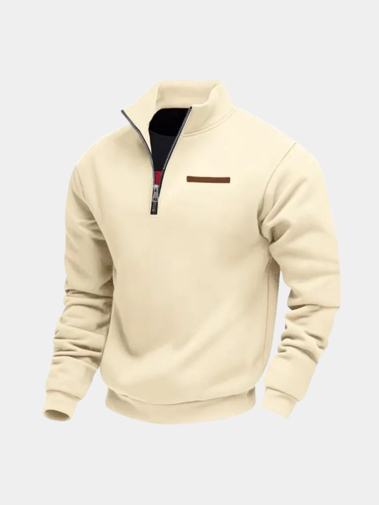 Slate Urban High Collar Pullover - North Row