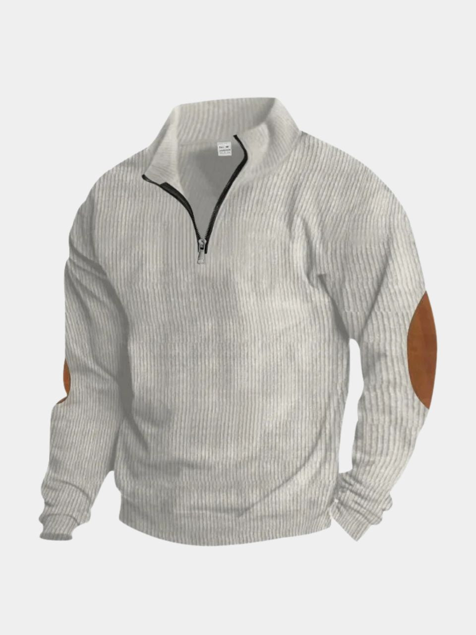 High Collar Quarter Zip Corduroy Pullover - North Row