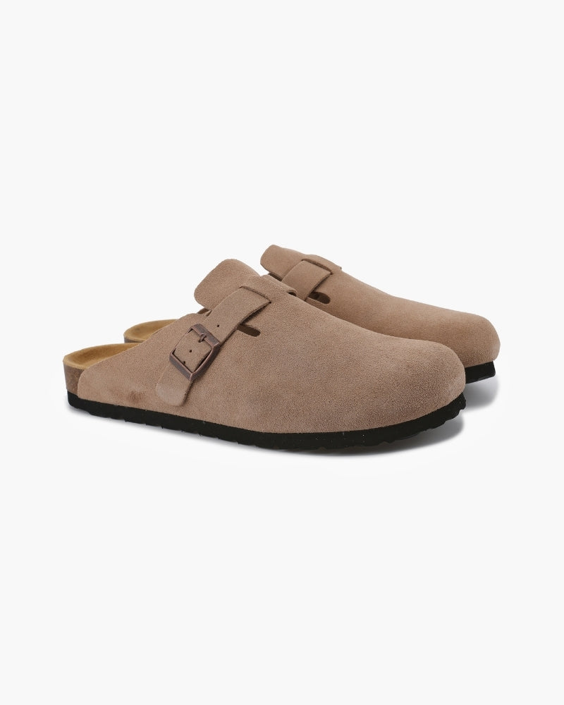 Suede Clogs - North Row