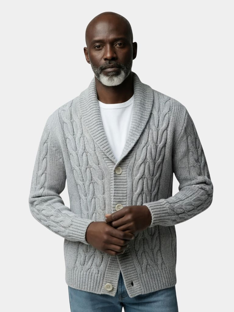 Men's Elegant Knit Cardigan - North Row