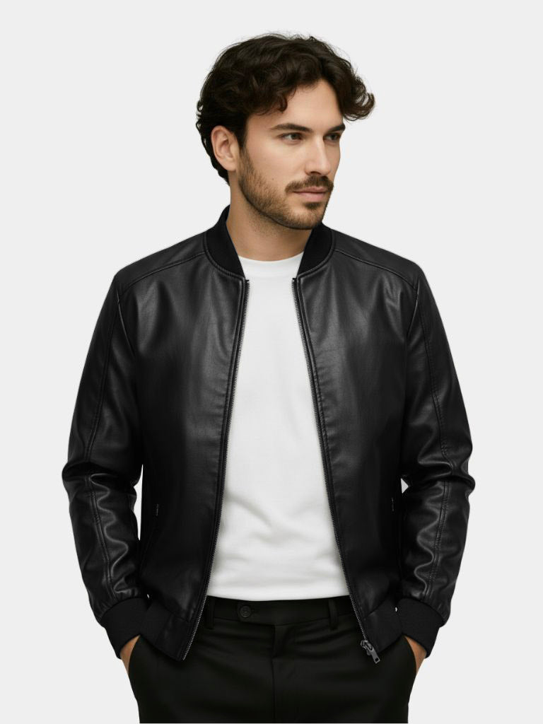 Essential Leather Jacket - North Row