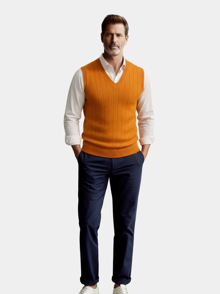 100% Merino Wool Pullover Sweater Vest - North Row