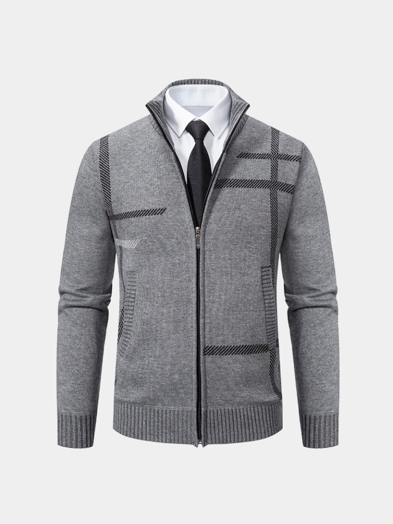 Graphite Symmetry Knit Jacket - North Row
