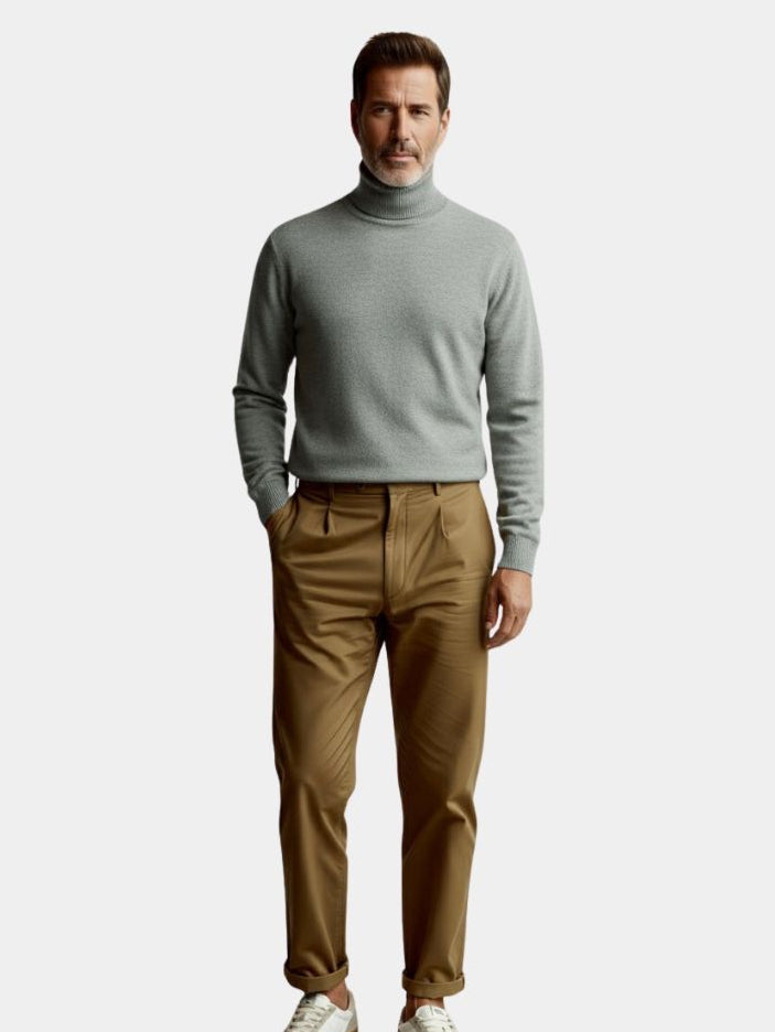 100% Merino Wool Turtleneck Sweater - North Row