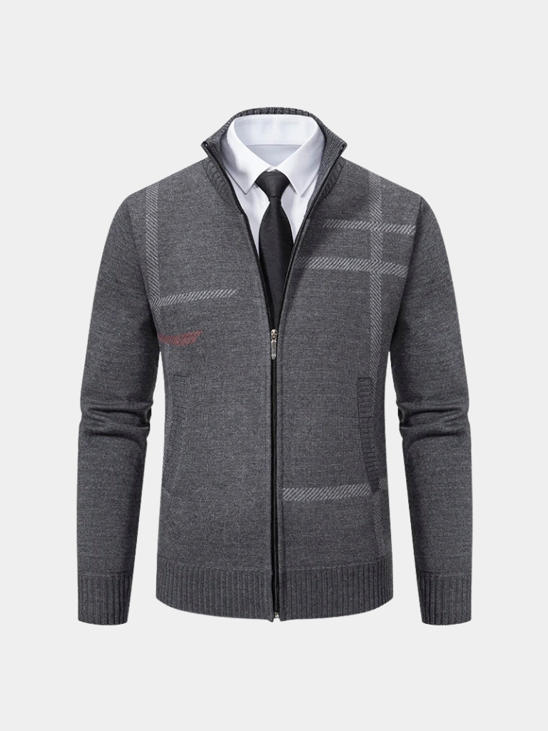 Graphite Symmetry Knit Jacket - North Row