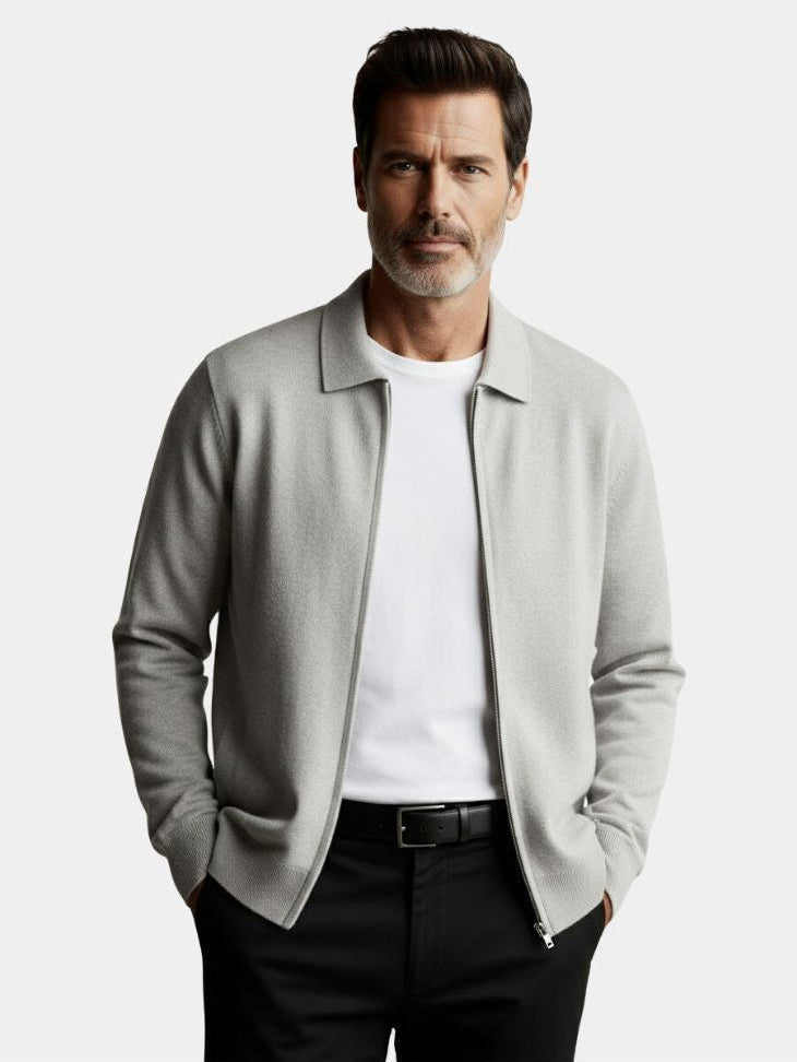 Cashmere Heritage Knit Jacket - North Row