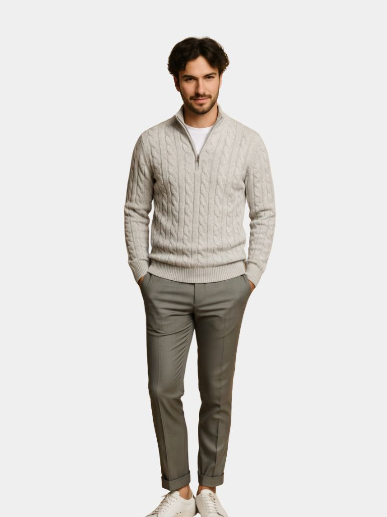 Essential Half Zip Curve Sweater - North Row