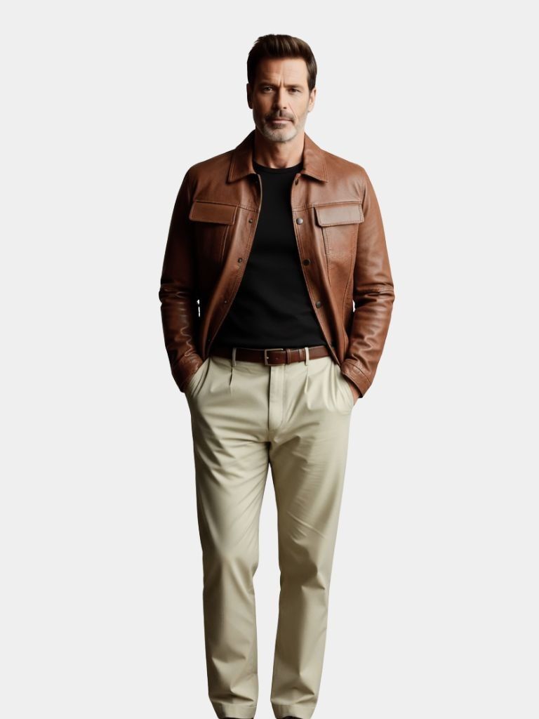 Bronze Rebel Leather Jacket – North Row