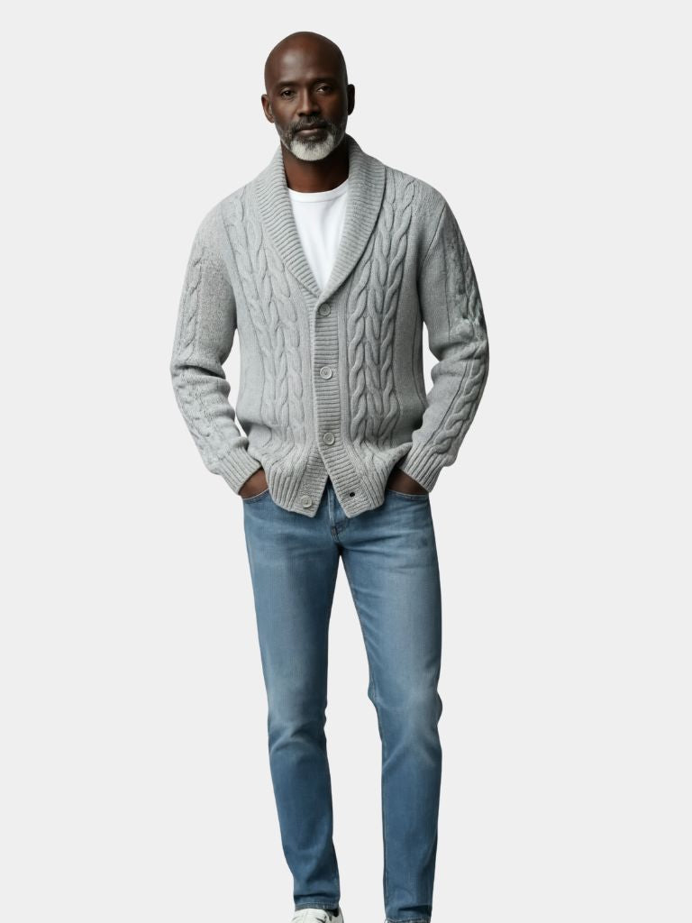 Men's Elegant Knit Cardigan - North Row