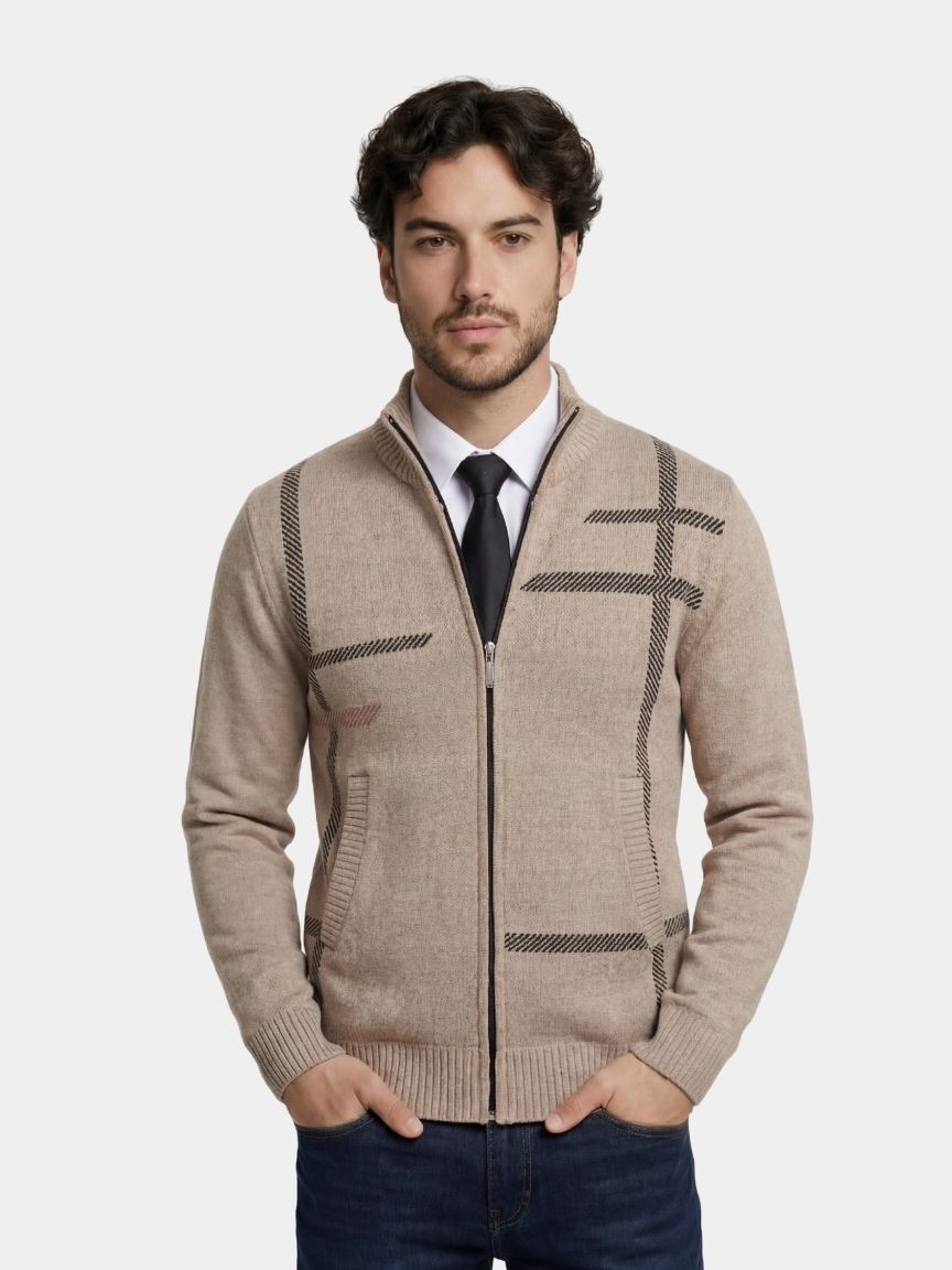 Graphite Symmetry Knit Jacket - North Row