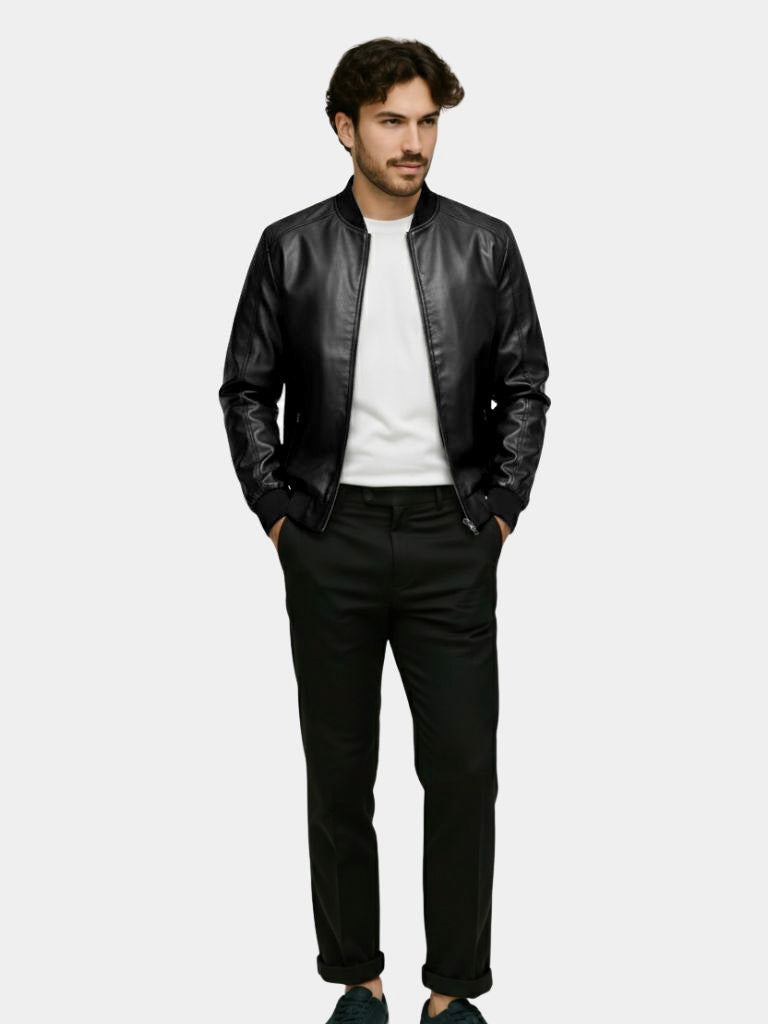 Essential Leather Jacket - North Row