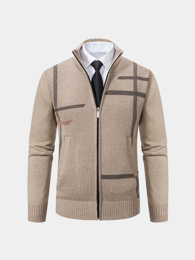 Graphite Symmetry Knit Jacket - North Row