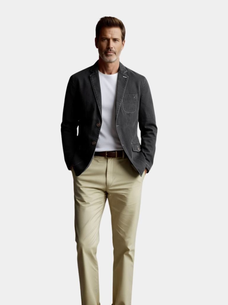 Denim Covenant Blazer Jacket – North Row