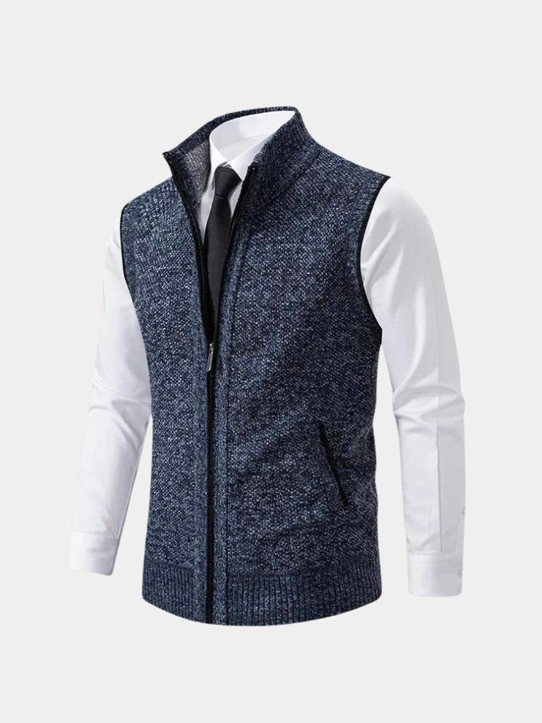 Elegant Full-Zip Sweater Vest - North Row
