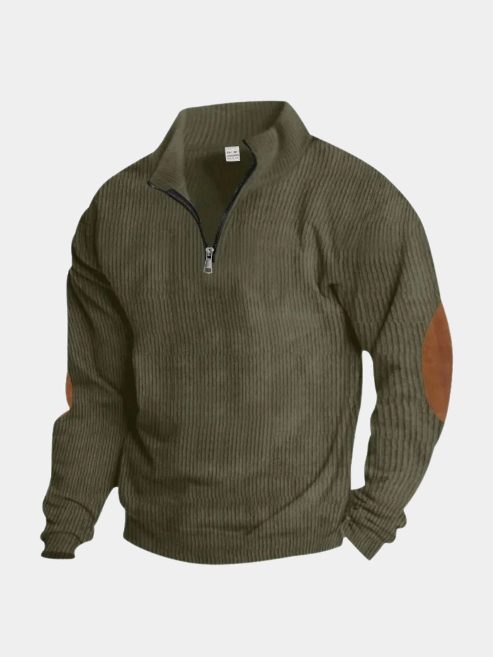 High Collar Quarter Zip Corduroy Pullover - North Row