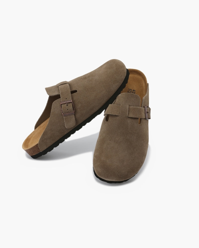 Suede Clogs - North Row