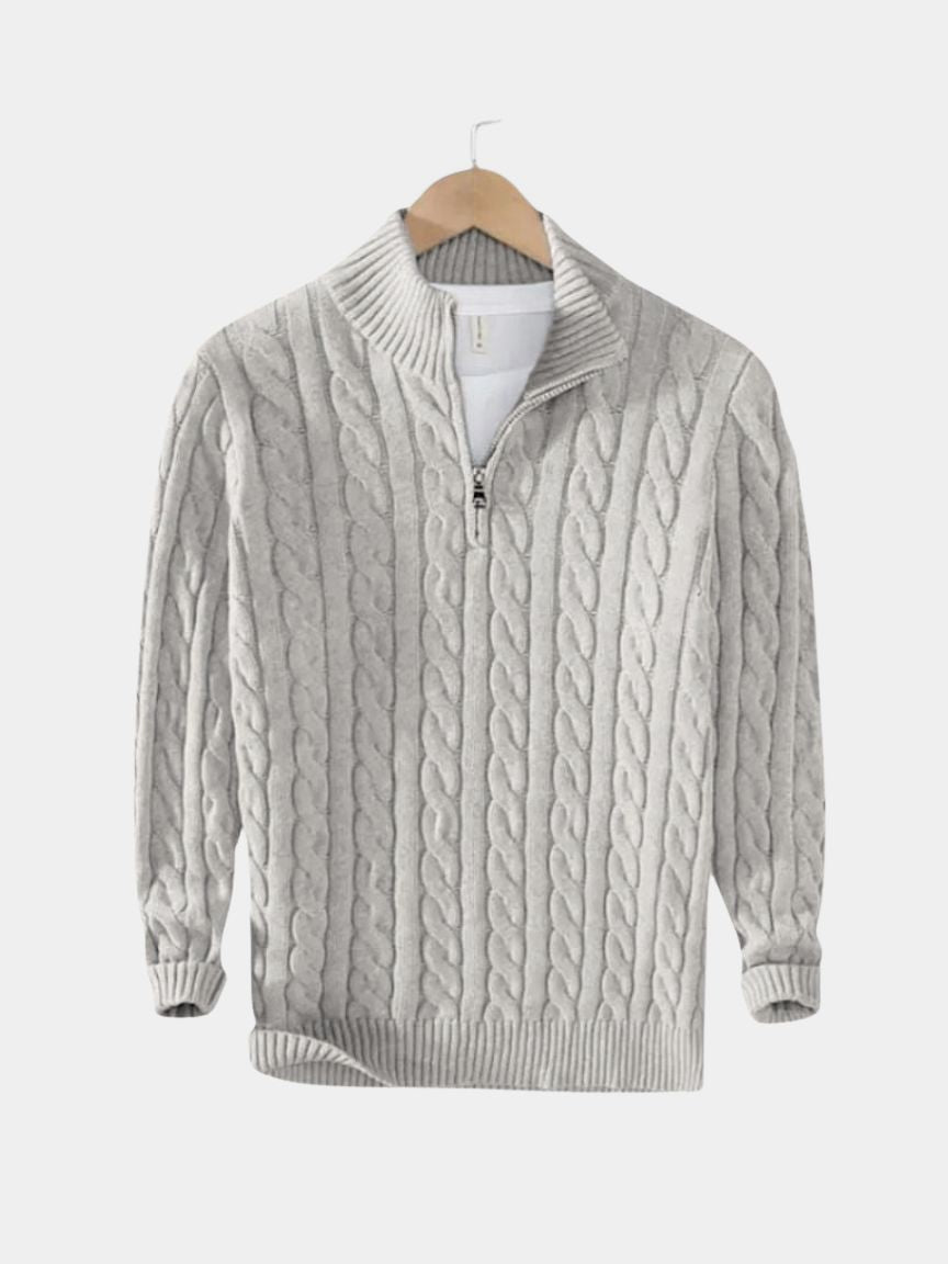 Essential Half Zip Curve Sweater - North Row