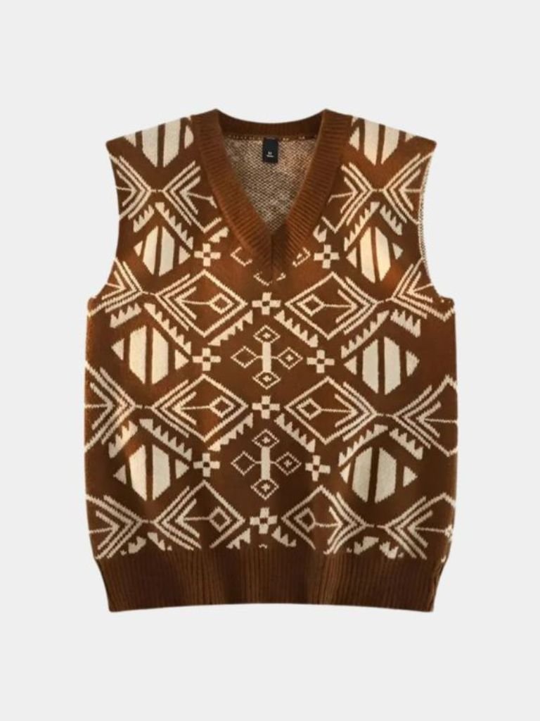 Academic Retro Knit Vest - North Row