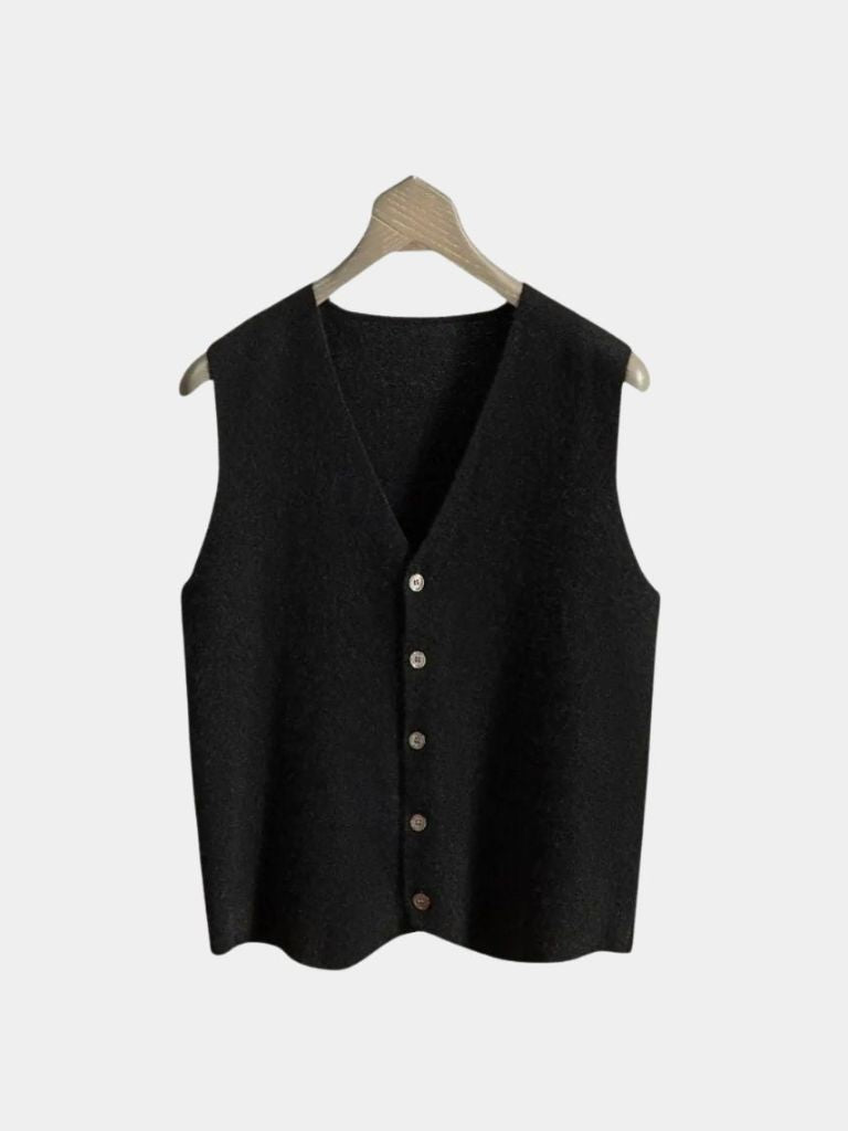 Cashmere Cardigan Vest  - North Row