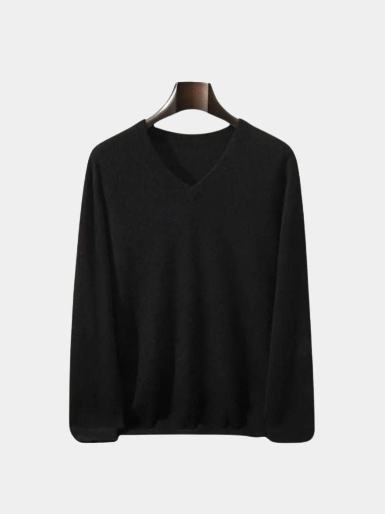 Cashmere V Neck Knitwear Sweater - North Row