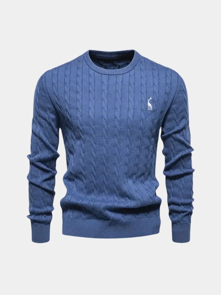 Cotton  Crew Neck Pullover Sweater - North Row