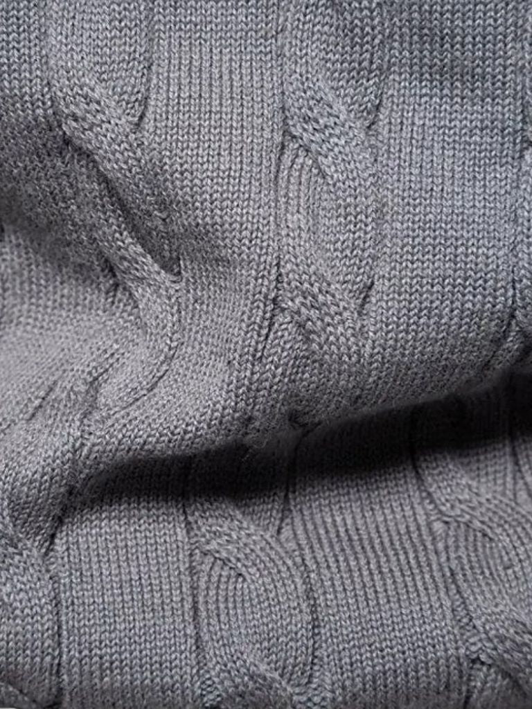 Cotton  Crew Neck Pullover Sweater - North Row