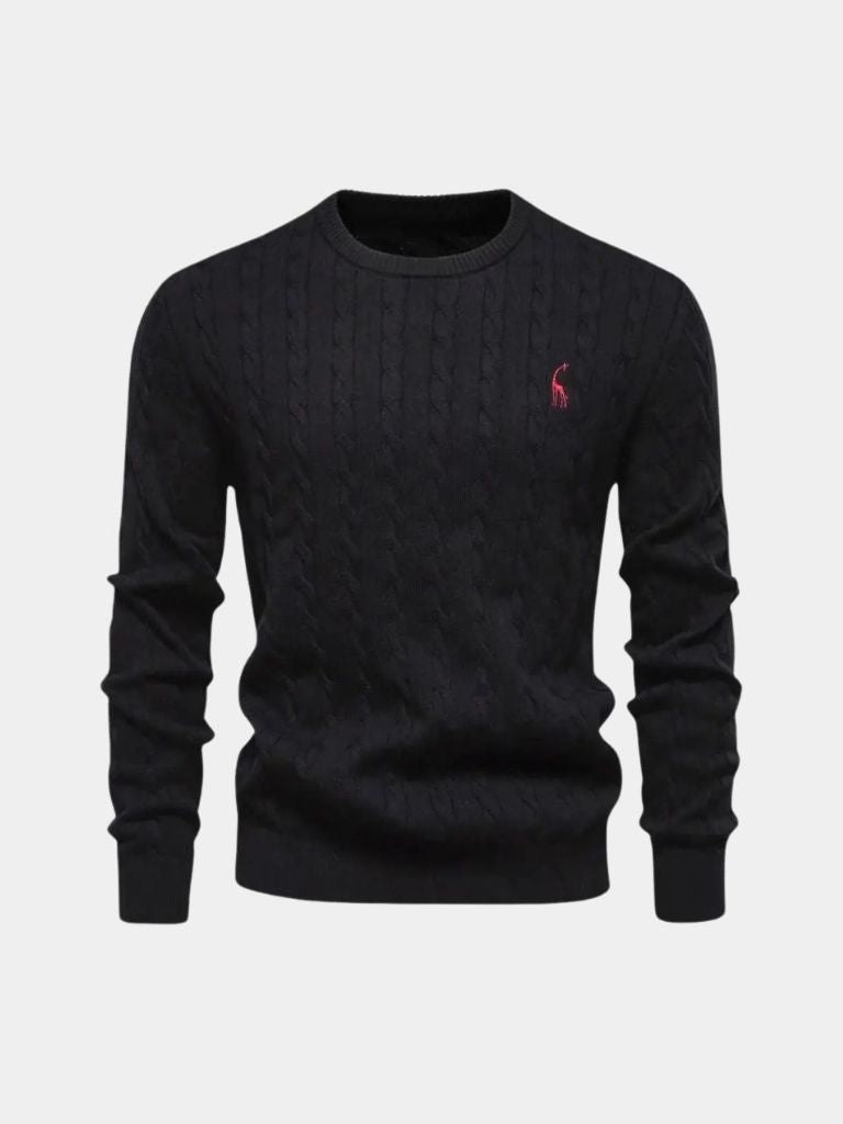 Cotton  Crew Neck Pullover Sweater - North Row