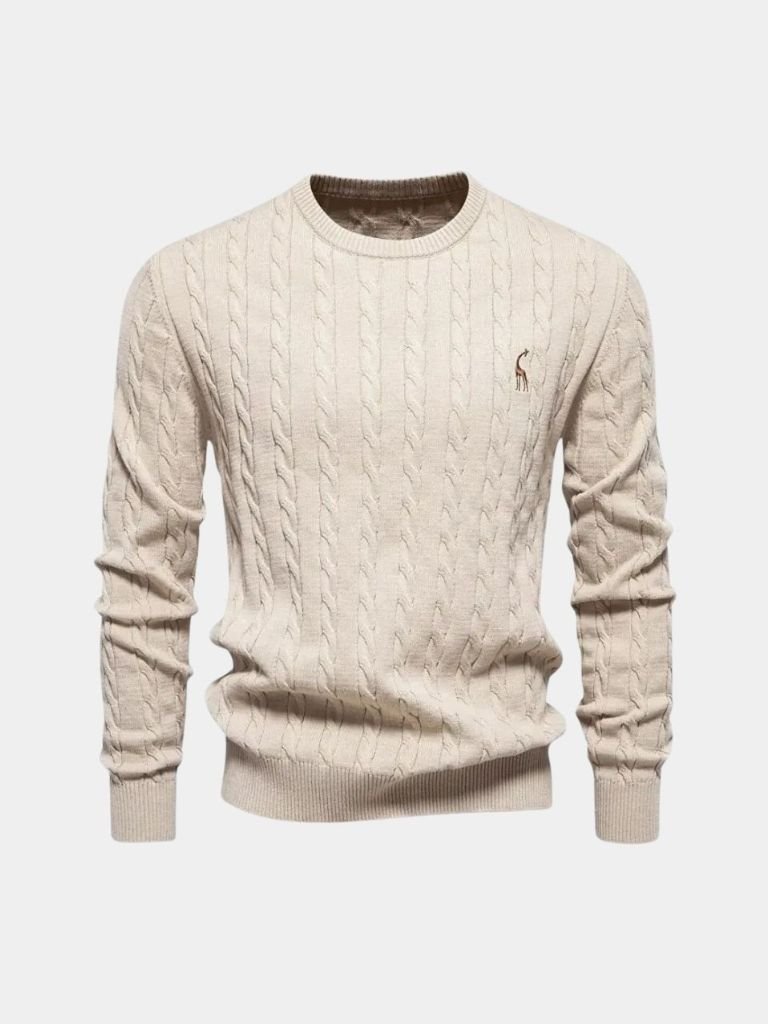 Cotton  Crew Neck Pullover Sweater - North Row