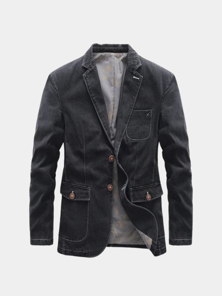 Denim Covenant Blazer Jacket – North Row