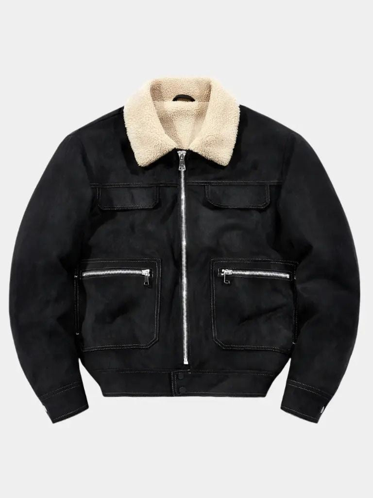 Essential Fleece Suede Jacket - North Row