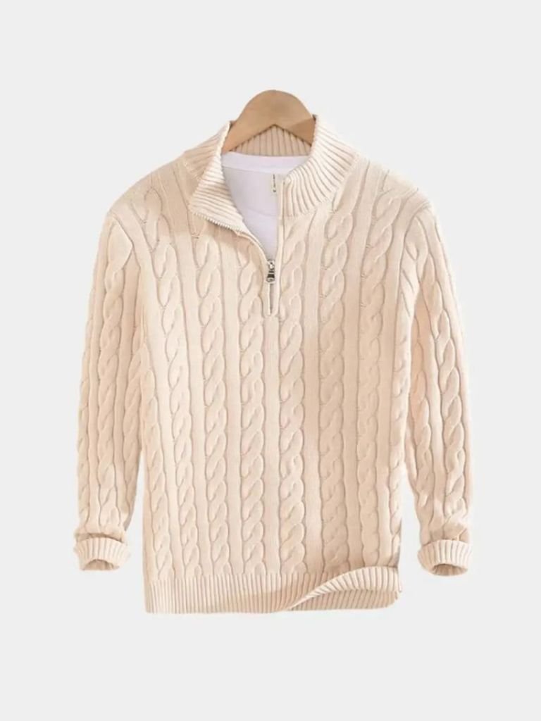 Essential Half Zip Curve Sweater - North Row