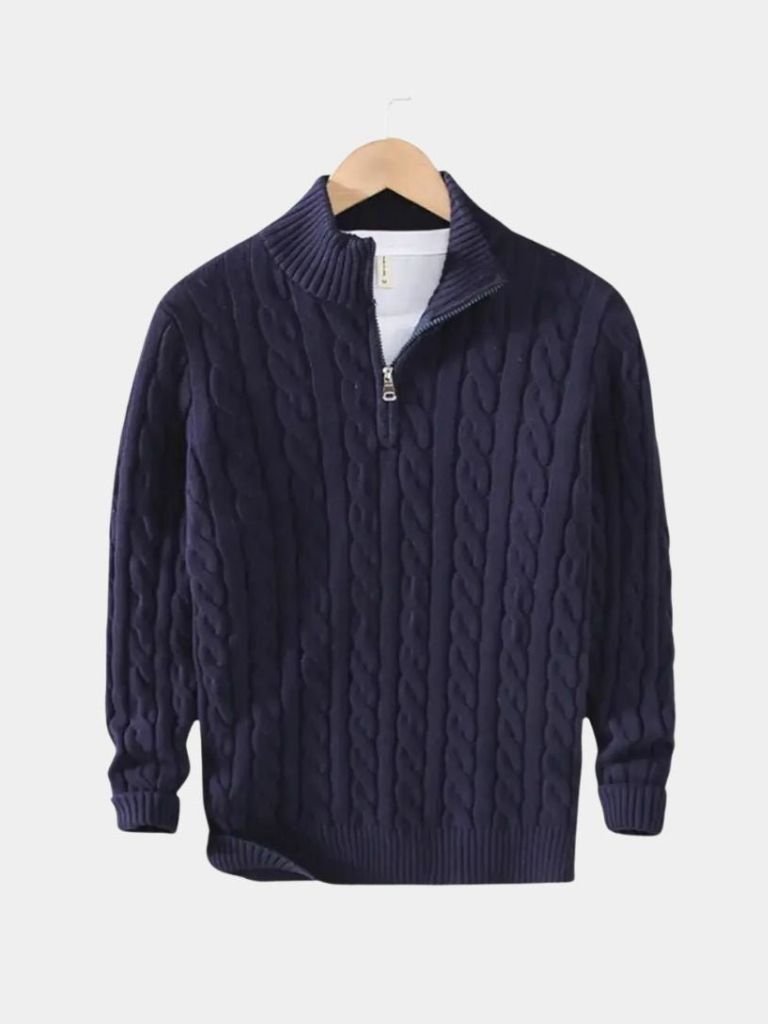 Essential Half Zip Curve Sweater - North Row