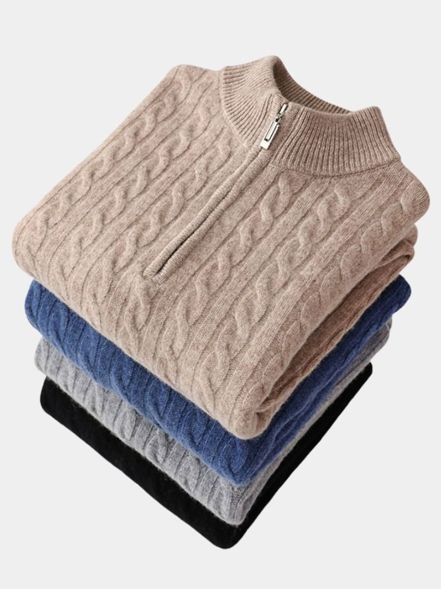Essential Half Zip Curve Sweater - North Row