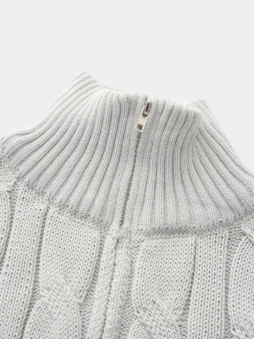 Essential Half Zip Curve Sweater - North Row