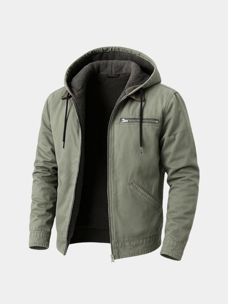 Essential Hooded Work Jacket - North Row