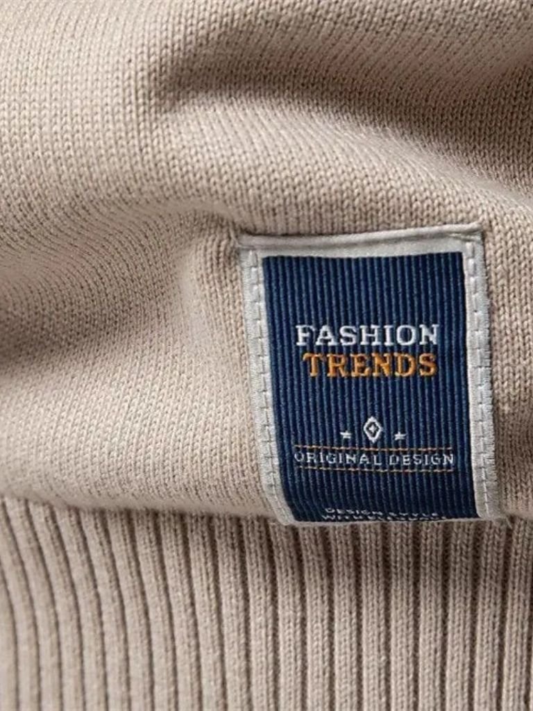 Half Zip Knitwear Solid Color Cardigan Sweater - North Row