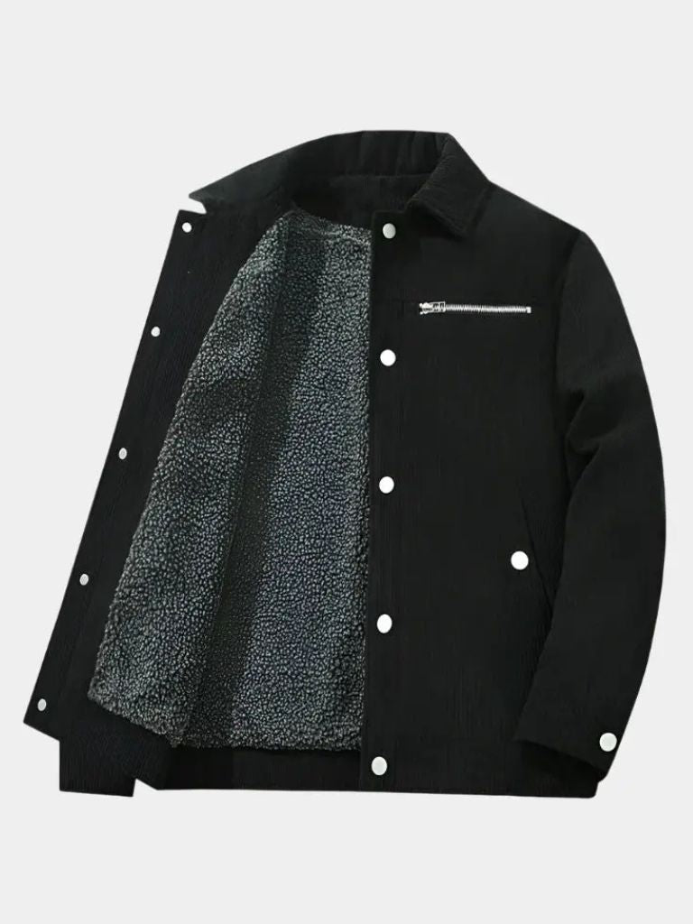 Minimalist Corduroy Sherpa Jacket - North Row