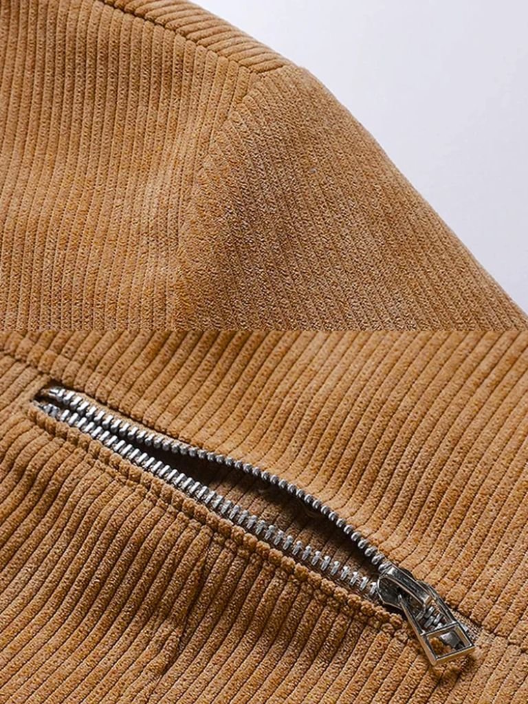 Minimalist Corduroy Sherpa Jacket - North Row