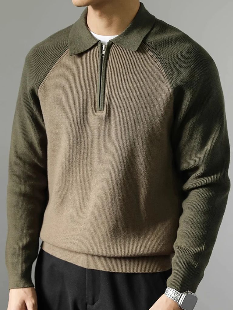 Raglan Quarter Zip Sweater - North Row